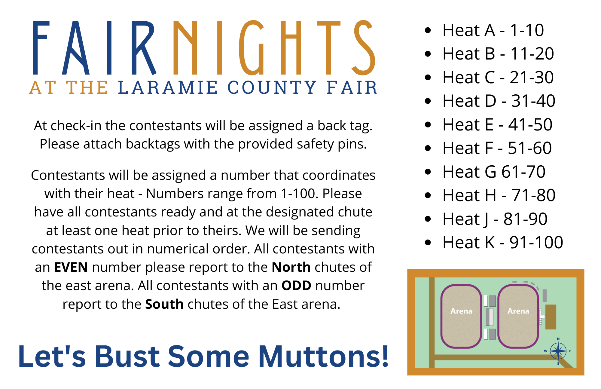 Mutton Bustin' Info Sheet